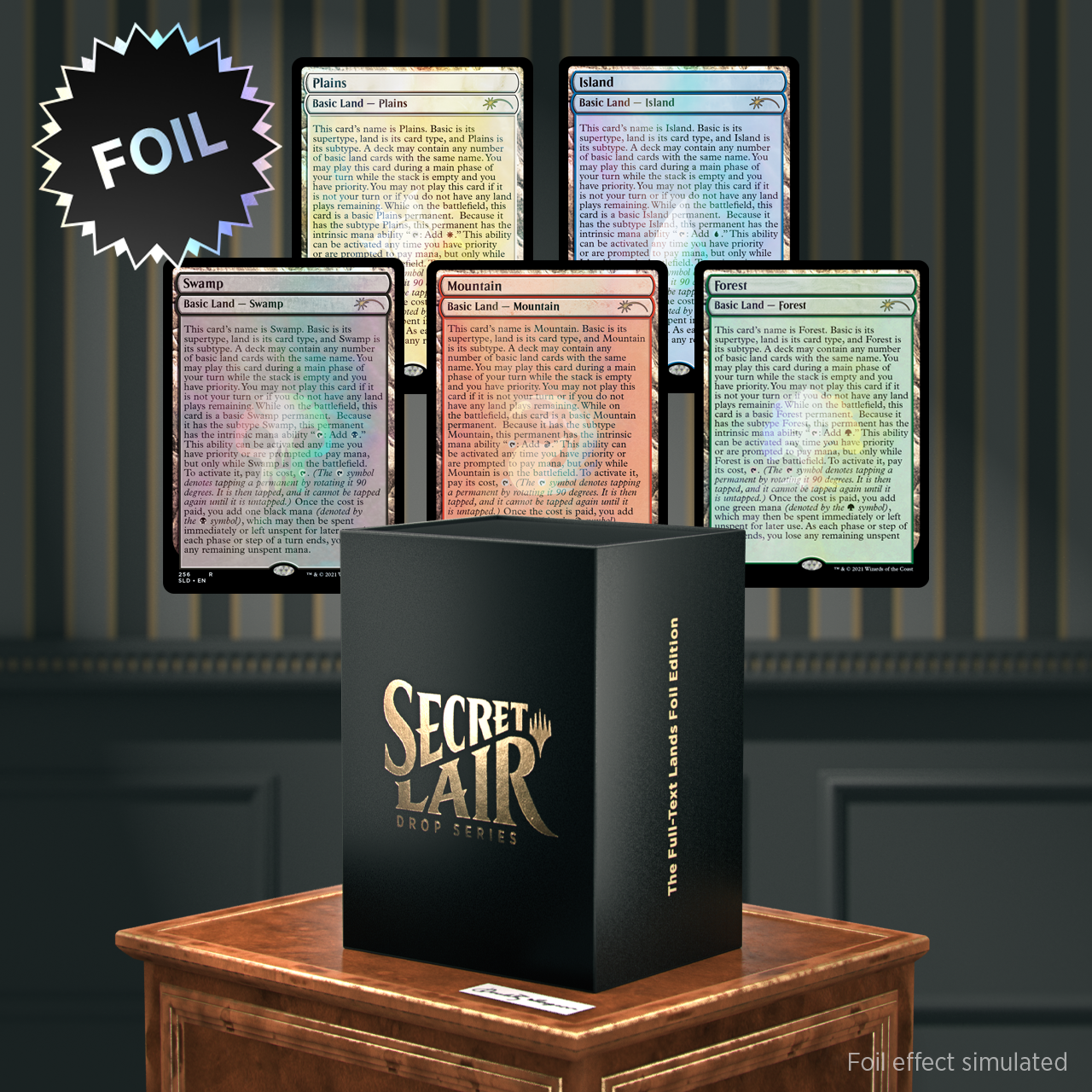 Secret Lair: Drop Series - The Full-Text Lands (Foil Edition) | Gamers Paradise