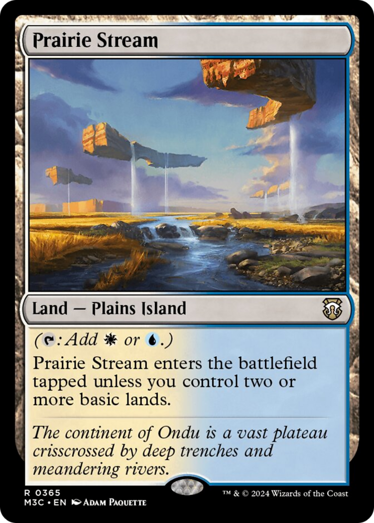 Prairie Stream (Ripple Foil) [Modern Horizons 3 Commander] | Gamers Paradise