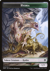 Cat Beast // Hydra Double-Sided Token [Zendikar Rising Tokens] | Gamers Paradise