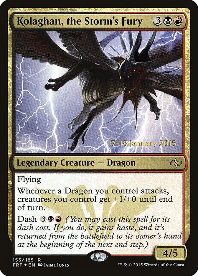 Kolaghan, the Storm's Fury [Fate Reforged Prerelease Promos] | Gamers Paradise