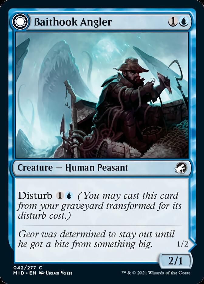 Baithook Angler // Hook-Haunt Drifter [Innistrad: Midnight Hunt] | Gamers Paradise