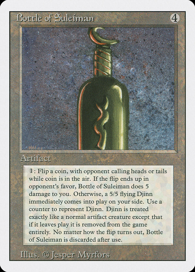 Bottle of Suleiman [Revised Edition] | Gamers Paradise