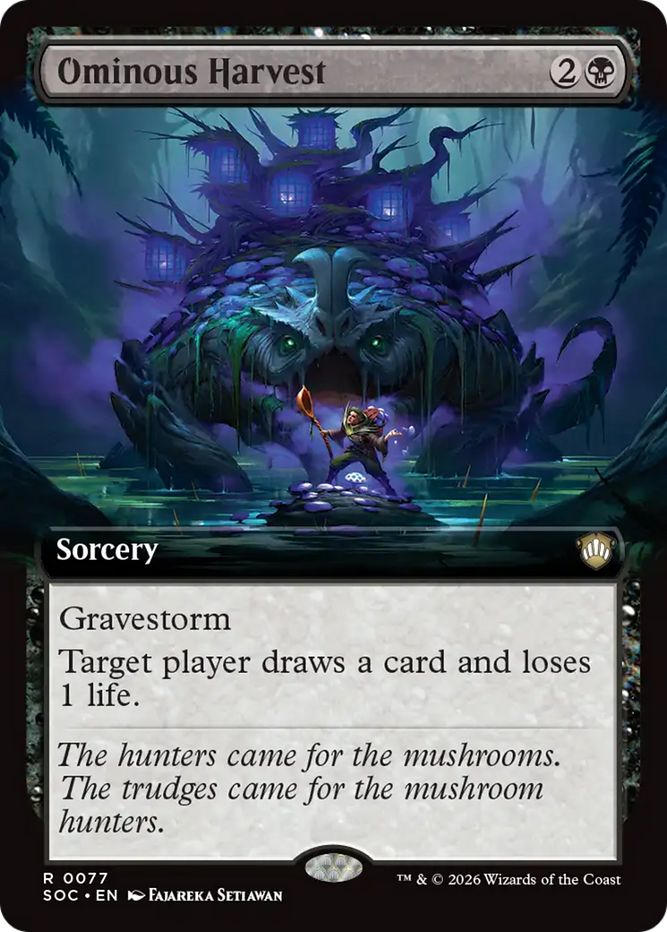 Ominous Harvest (Extended Art) [Secrets of Strixhaven Commander] | Gamers Paradise