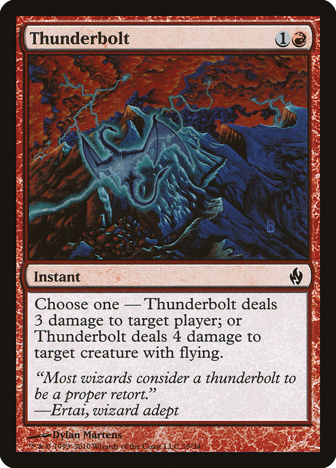 Thunderbolt [Premium Deck Series: Fire and Lightning] | Gamers Paradise