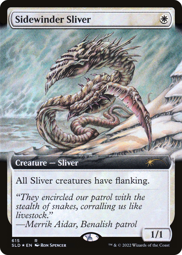 Sidewinder Sliver (Extended Art) [Secret Lair Drop Promos] | Gamers Paradise