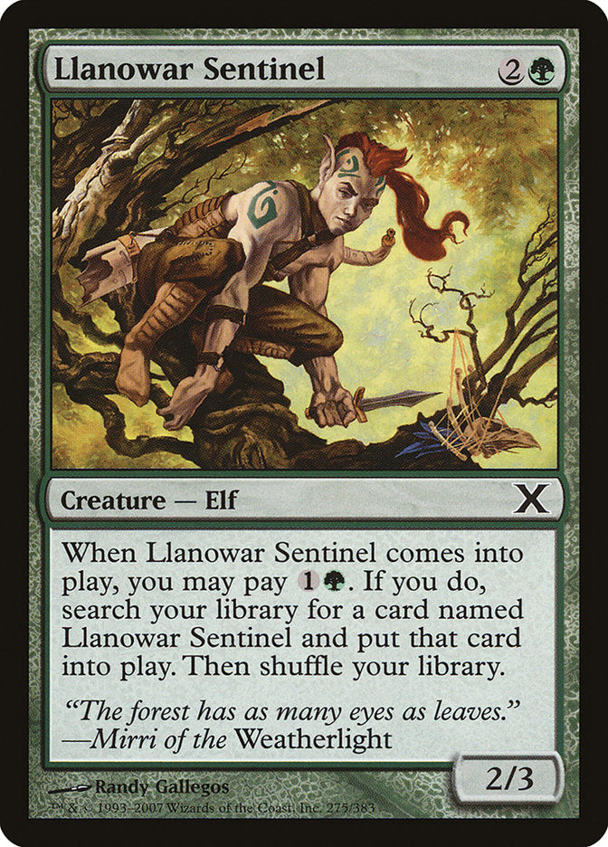 Llanowar Sentinel [Tenth Edition] | Gamers Paradise