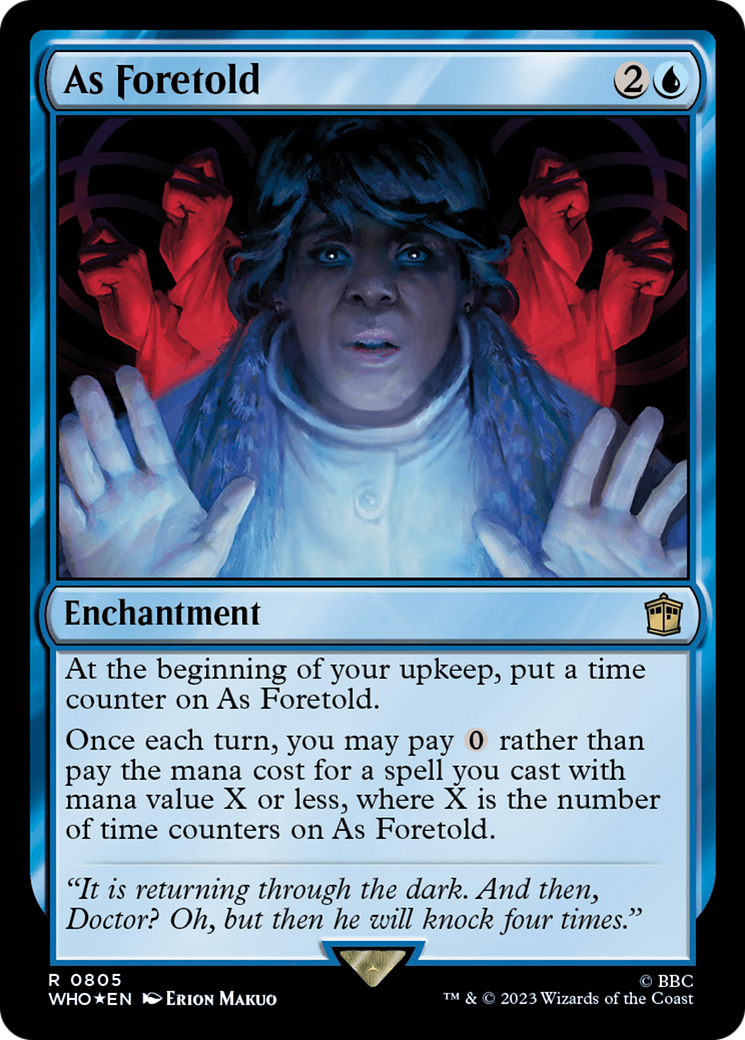 As Foretold (Surge Foil) [Doctor Who] | Gamers Paradise