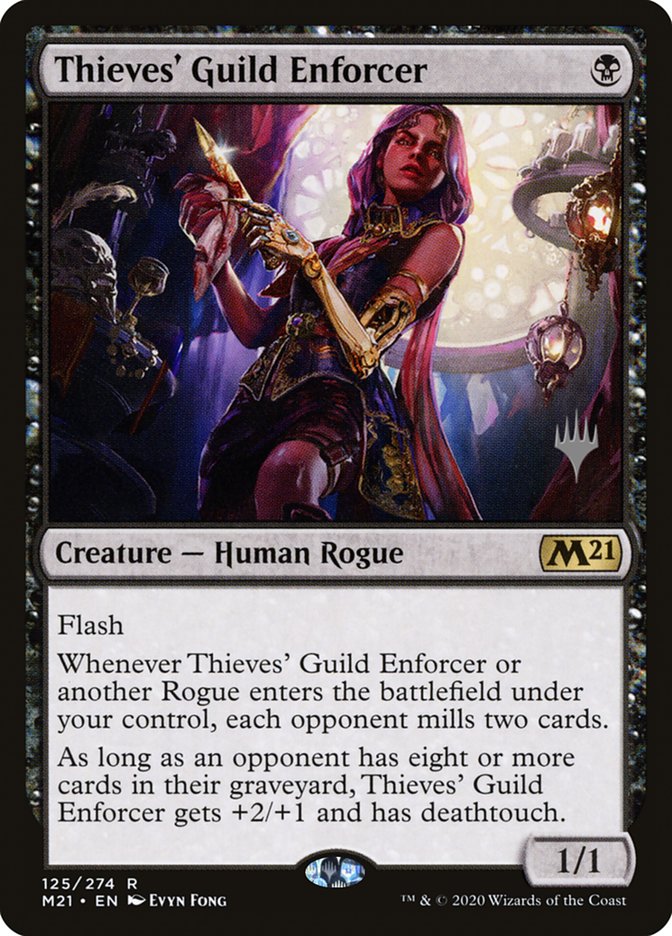Thieves' Guild Enforcer (Promo Pack) [Core Set 2021 Promos] | Gamers Paradise