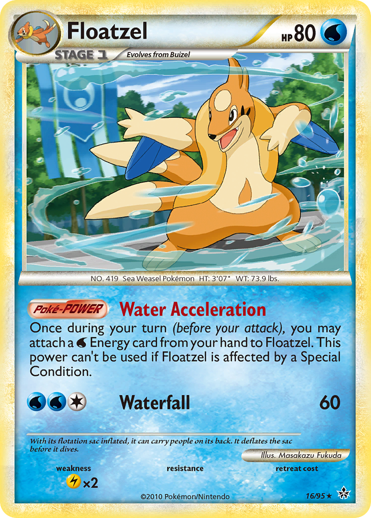 Floatzel (16/95) [HeartGold & SoulSilver: Unleashed] | Gamers Paradise