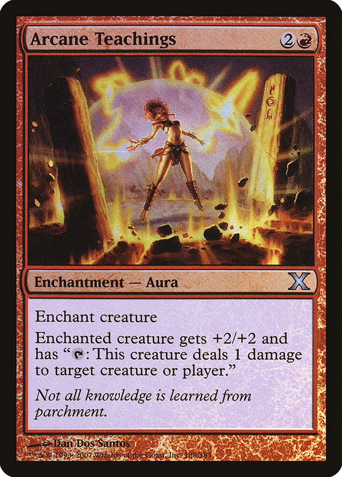 Arcane Teachings (Premium Foil) [Tenth Edition] | Gamers Paradise