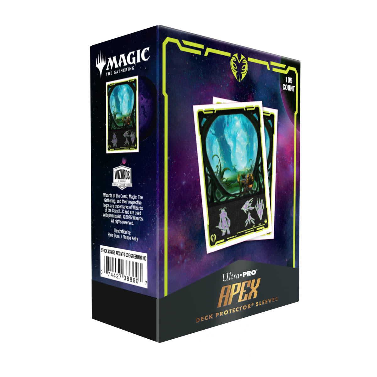Ultra PRO: APEX Deck Protector Sleeves - Edge of Eternities (Green Mythic 105-pack) | Gamers Paradise