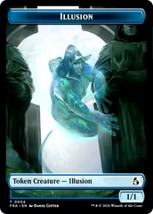 Illusion // Jace Double-Sided Token [Reality Fracture Tokens] | Gamers Paradise