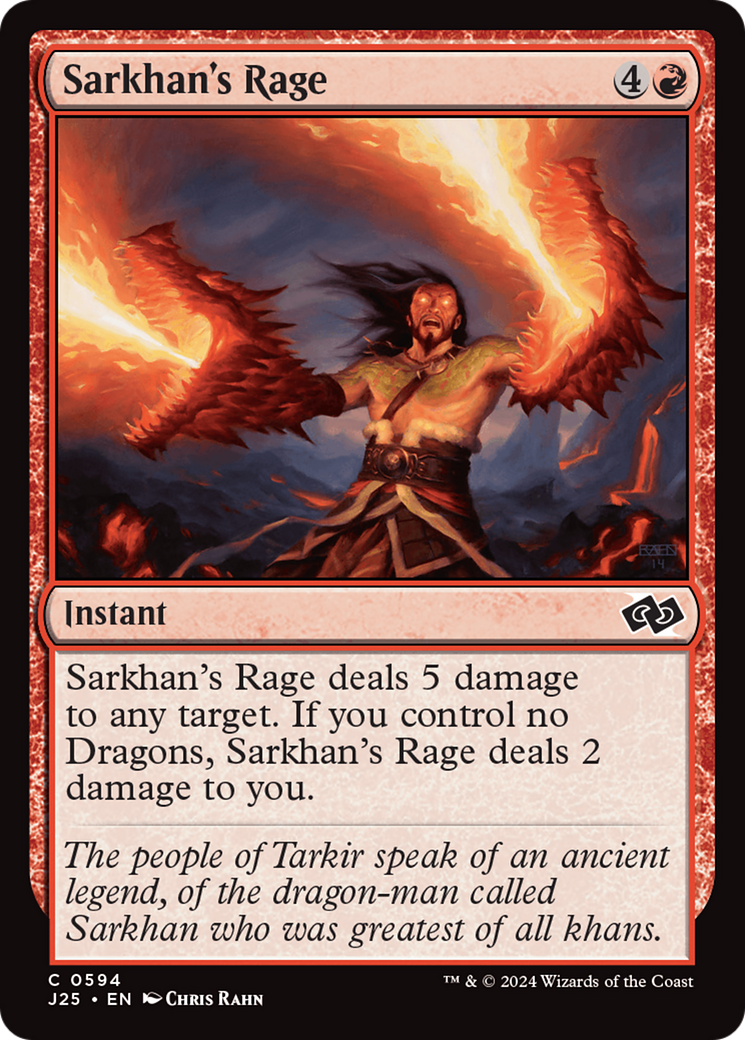 Sarkhan's Rage [Foundations Jumpstart] | Gamers Paradise