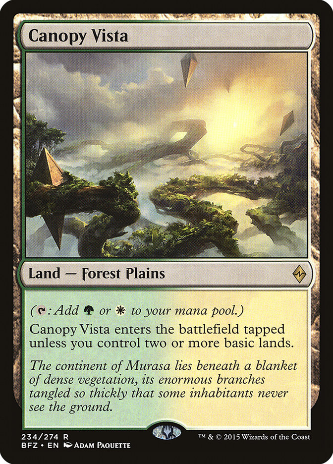 Canopy Vista [Battle for Zendikar] | Gamers Paradise