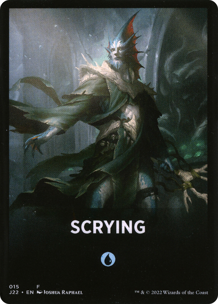 Scrying Theme Card [Jumpstart 2022 Front Cards] | Gamers Paradise