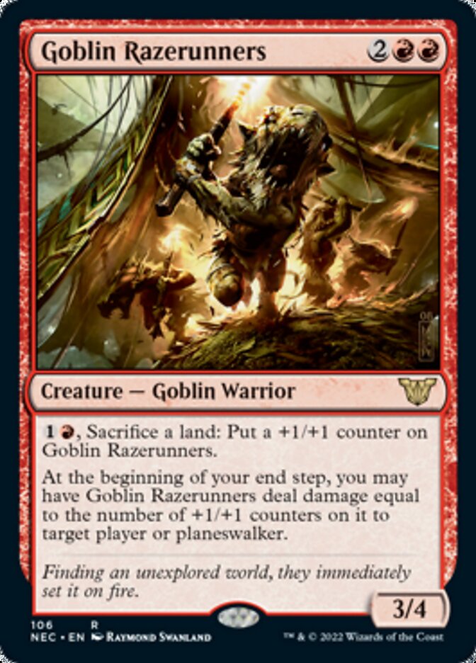 Goblin Razerunners [Kamigawa: Neon Dynasty Commander] | Gamers Paradise