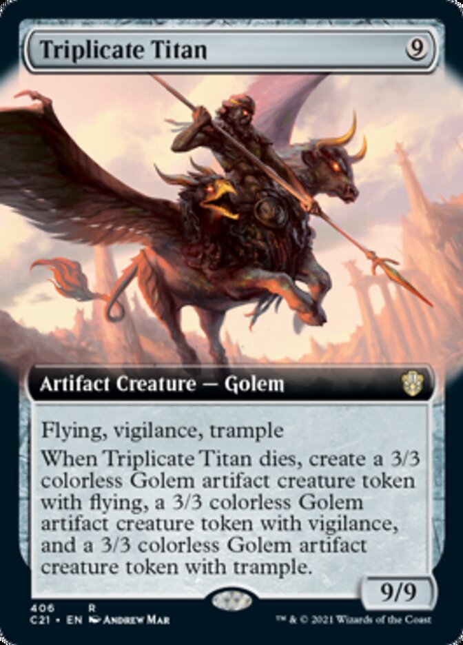 Triplicate Titan (Extended Art) [Commander 2021] | Gamers Paradise