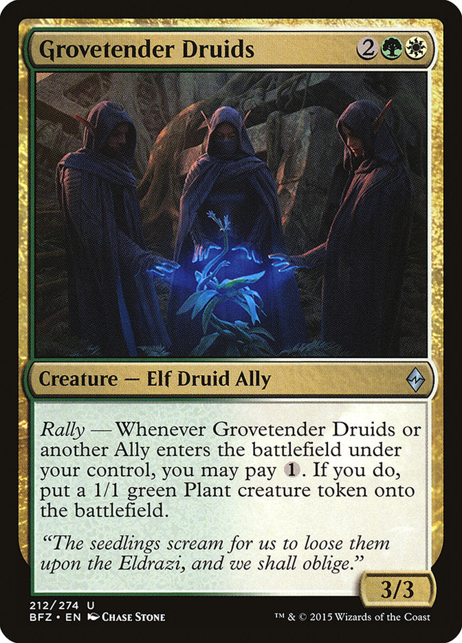 Grovetender Druids [Battle for Zendikar] | Gamers Paradise
