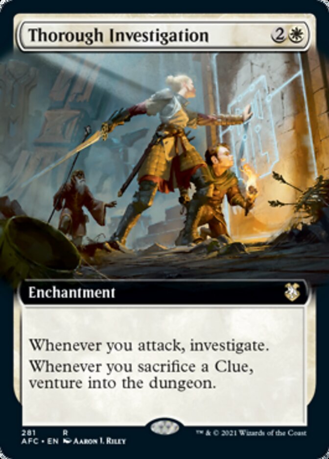 Thorough Investigation (Extended Art) [Dungeons & Dragons: Adventures in the Forgotten Realms Commander] | Gamers Paradise