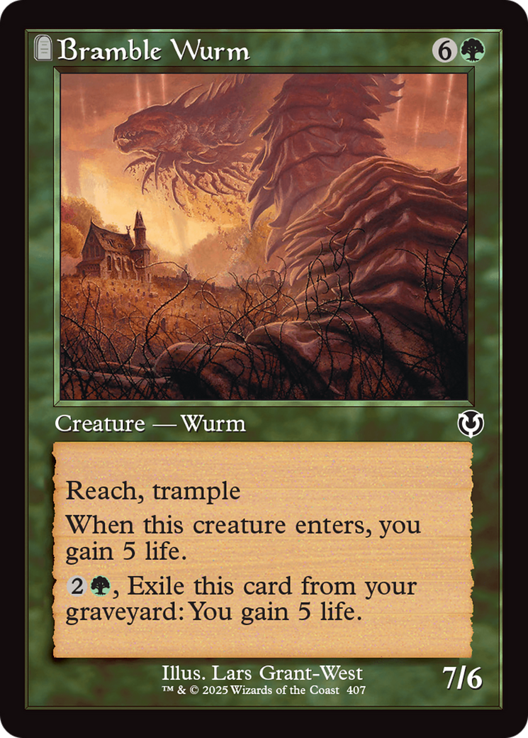 Bramble Wurm (Retro Frame) [Innistrad Remastered] | Gamers Paradise