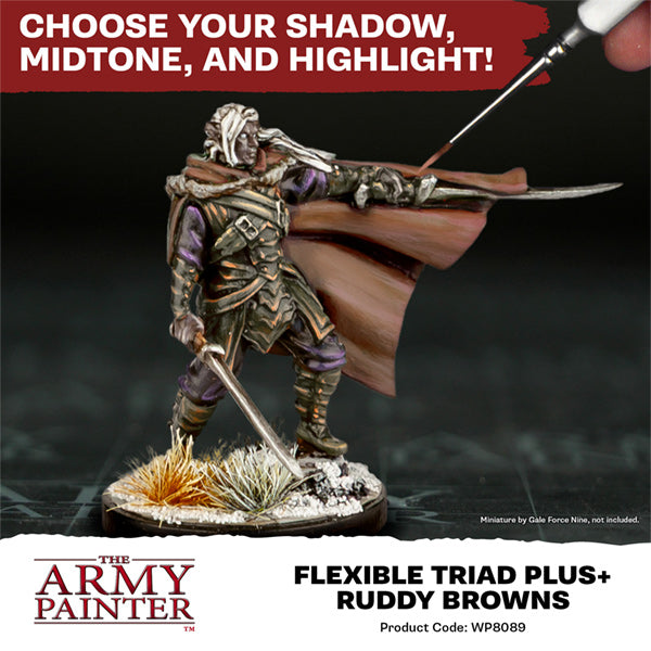 Warpaint Fanatic: Flexible Triad PLUS+ Set- Ruddy Browns | Gamers Paradise