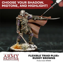 Warpaint Fanatic: Flexible Triad PLUS+ Set- Ruddy Browns | Gamers Paradise