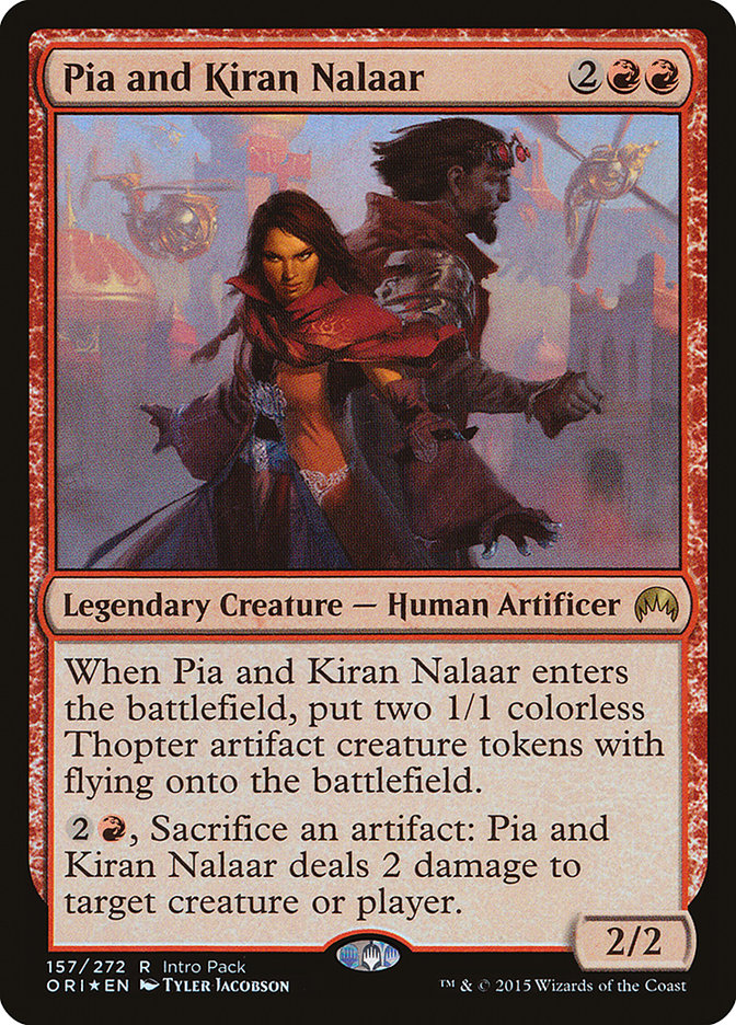Pia and Kiran Nalaar (Intro Pack) [Magic Origins Promos] | Gamers Paradise