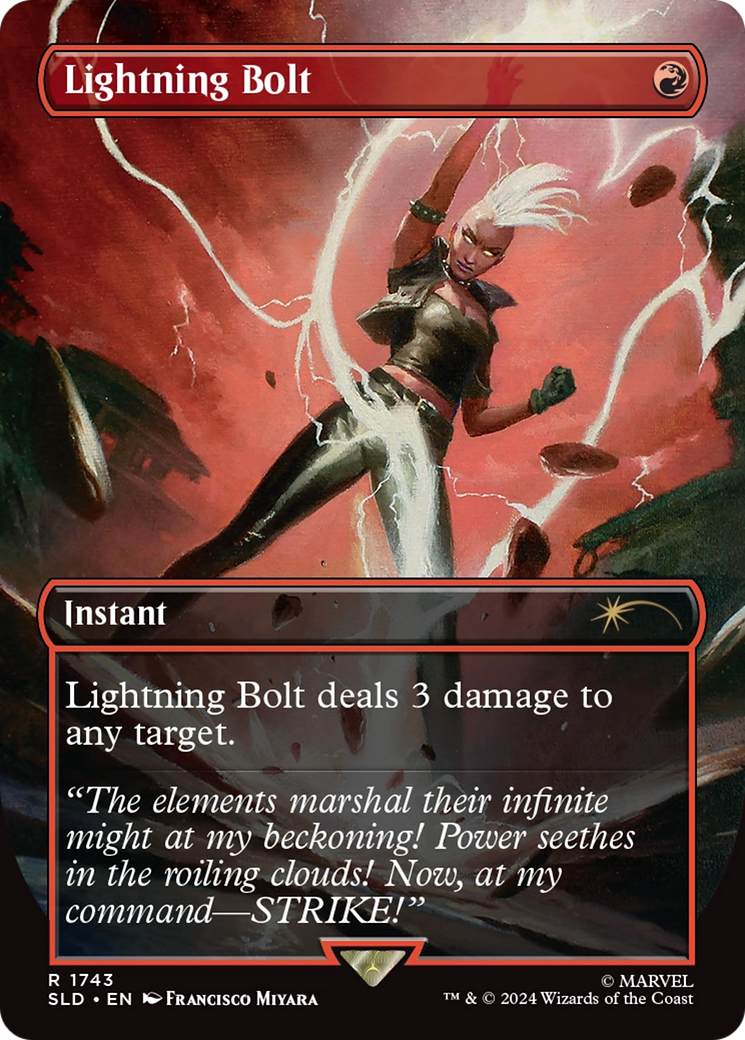 Lightning Bolt (1743) (Rainbow Foil) [Secret Lair Drop Series] | Gamers Paradise