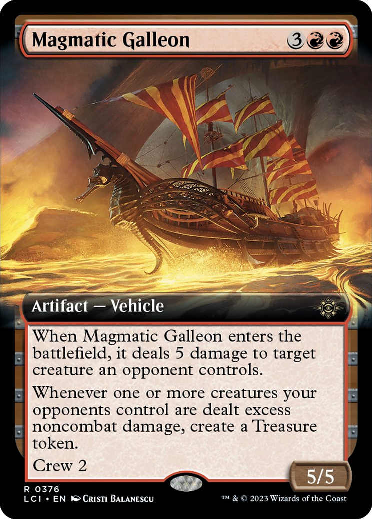 Magmatic Galleon (Extended Art) [The Lost Caverns of Ixalan] | Gamers Paradise