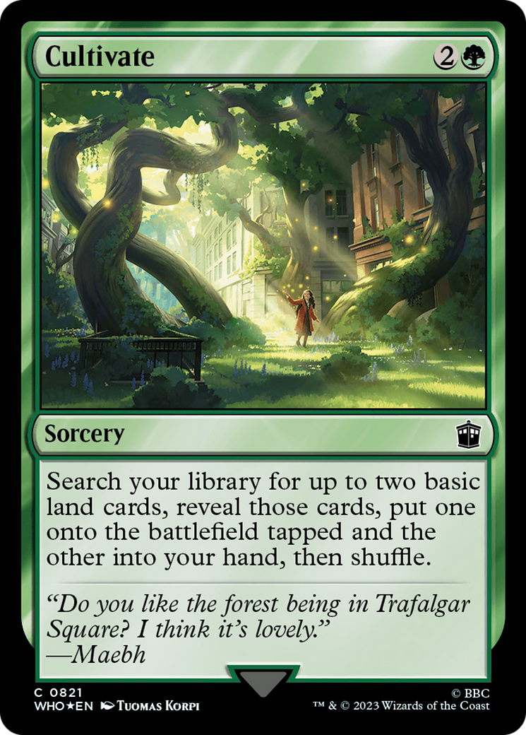 Cultivate (Surge Foil) [Doctor Who] | Gamers Paradise