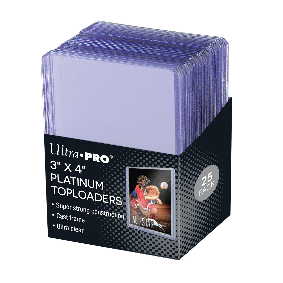 Ultra PRO: Platinum Toploader - 3" X 4" (25ct - Ultra Clear) | Gamers Paradise