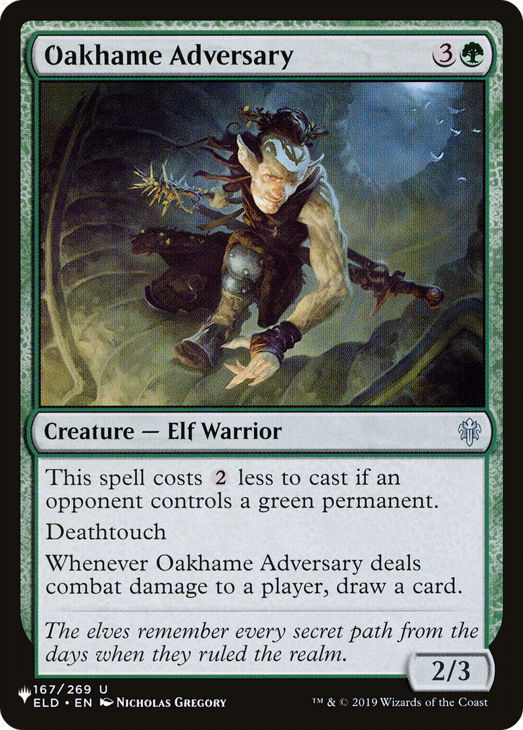 Oakhame Adversary [The List Reprints] | Gamers Paradise