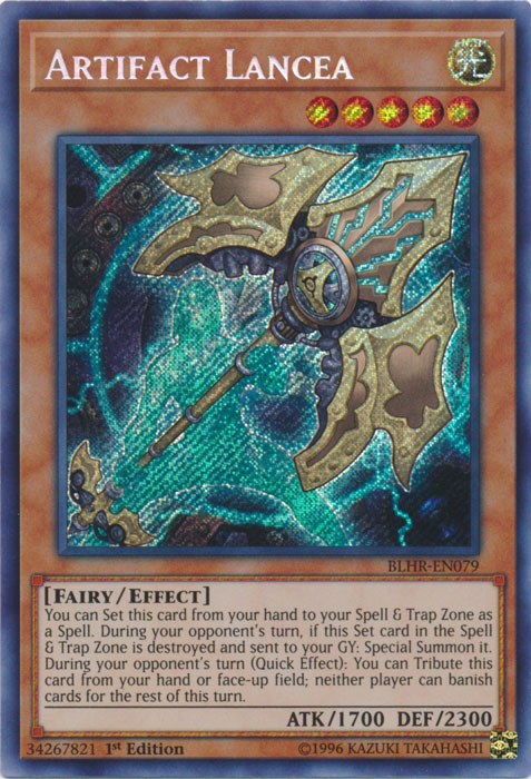 Artifact Lancea [BLHR-EN079] Secret Rare | Gamers Paradise