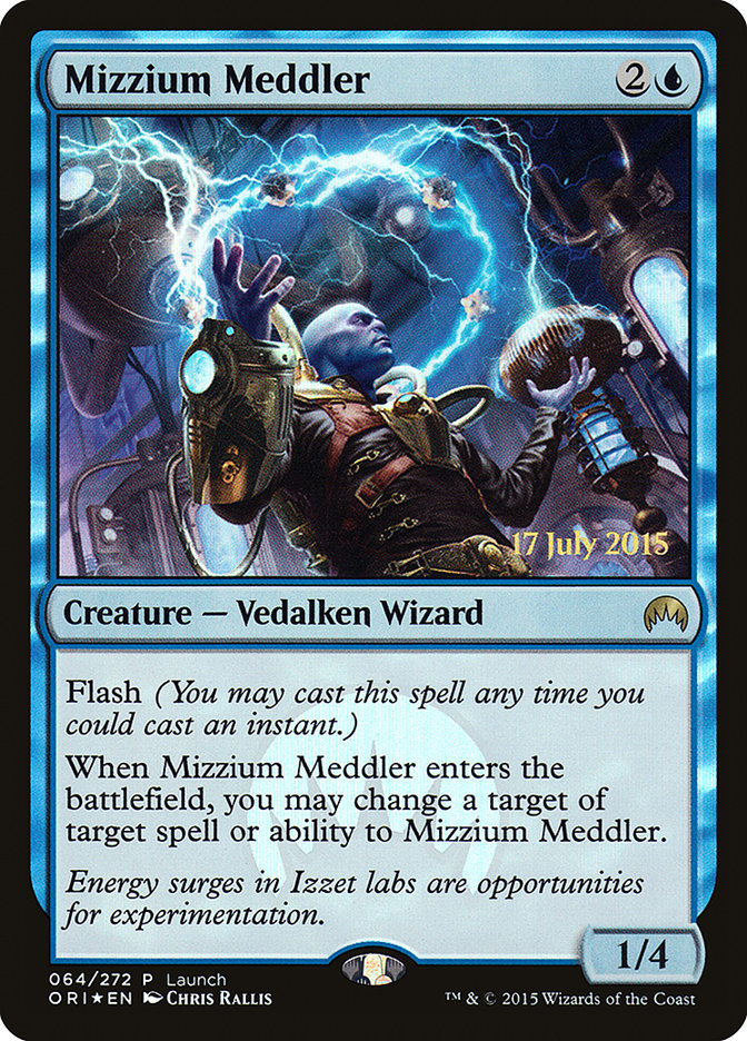 Mizzium Meddler (Launch) [Magic Origins Promos] | Gamers Paradise