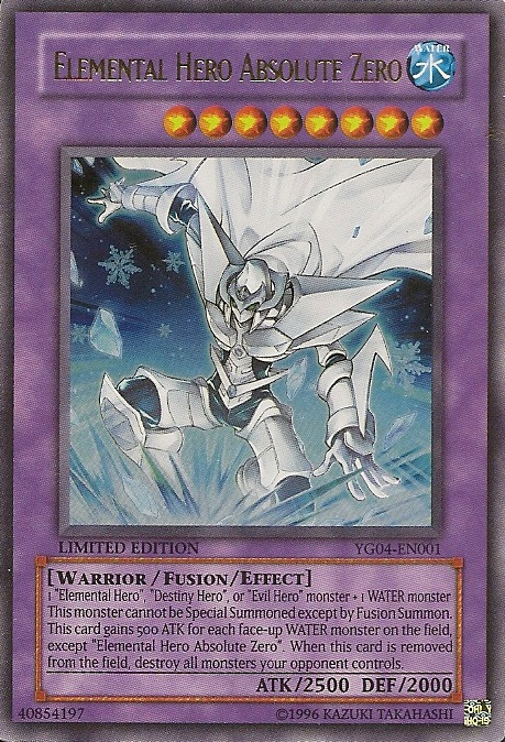 Elemental Hero Absolute Zero [YG04-EN001] Ultra Rare | Gamers Paradise