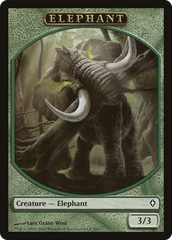 Angel // Elephant Double-Sided Token [Marvel Super Heroes Commander Tokens] | Gamers Paradise