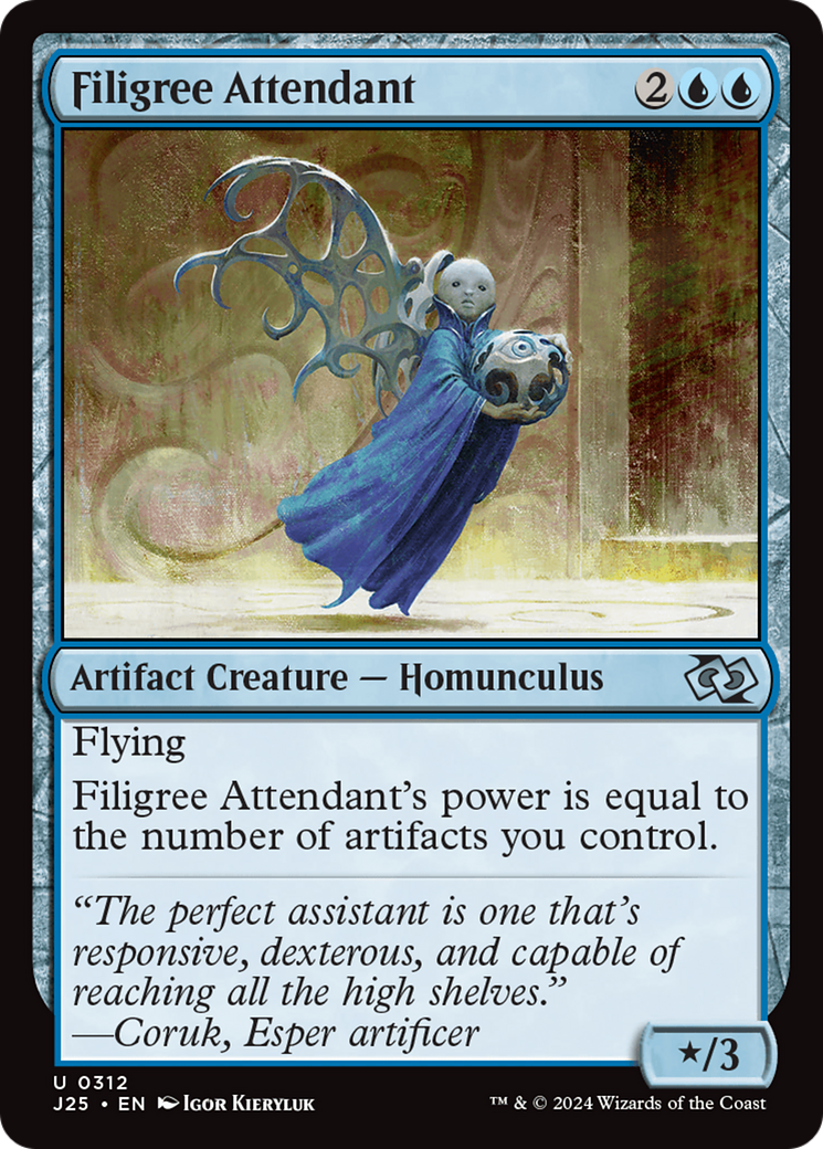 Filigree Attendant [Foundations Jumpstart] | Gamers Paradise