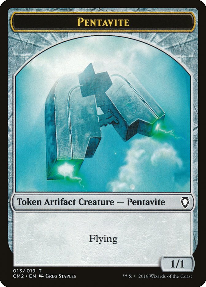 Pentavite Token [Commander Anthology Volume II Tokens] | Gamers Paradise