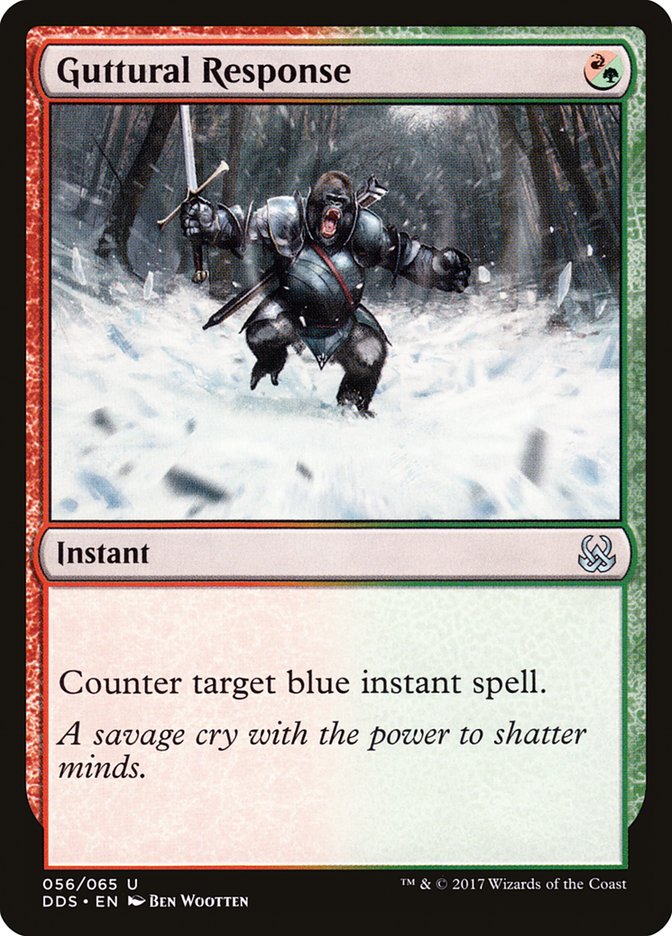 Guttural Response [Duel Decks: Mind vs. Might] | Gamers Paradise