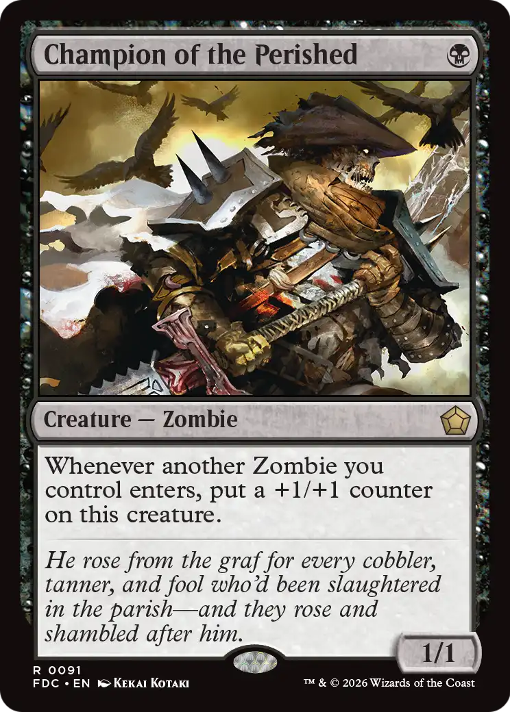 Champion of the Perished [Foundations Commander] | Gamers Paradise