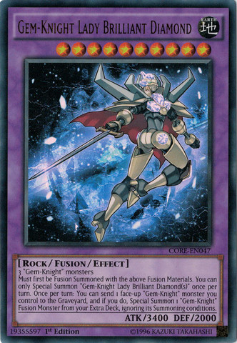 Gem-Knight Lady Brilliant Diamond [CORE-EN047] Ultra Rare | Gamers Paradise