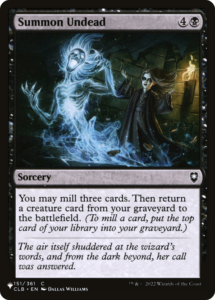 Summon Undead [The List] | Gamers Paradise