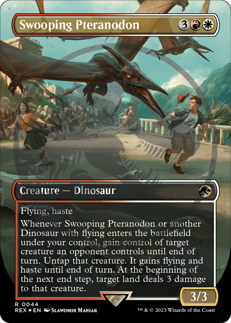 Swooping Pteranodon (Emblem) (Borderless) [Jurassic World Collection Tokens] | Gamers Paradise
