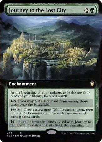 Journey to the Lost City (Extended Art) [Commander Legends: Battle for Baldur's Gate] | Gamers Paradise