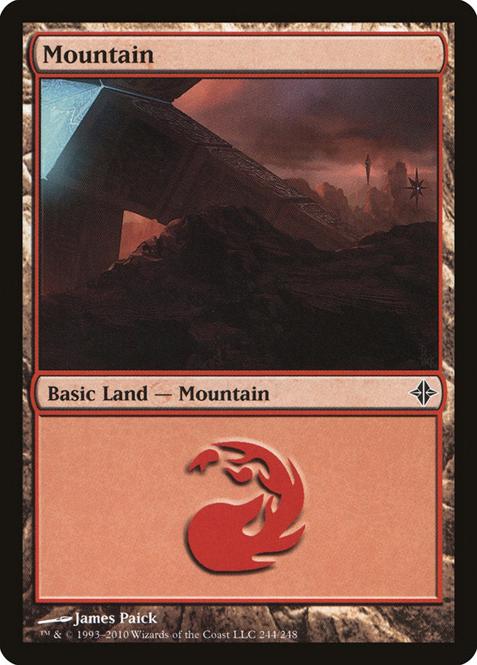 Mountain (244) [Rise of the Eldrazi] | Gamers Paradise