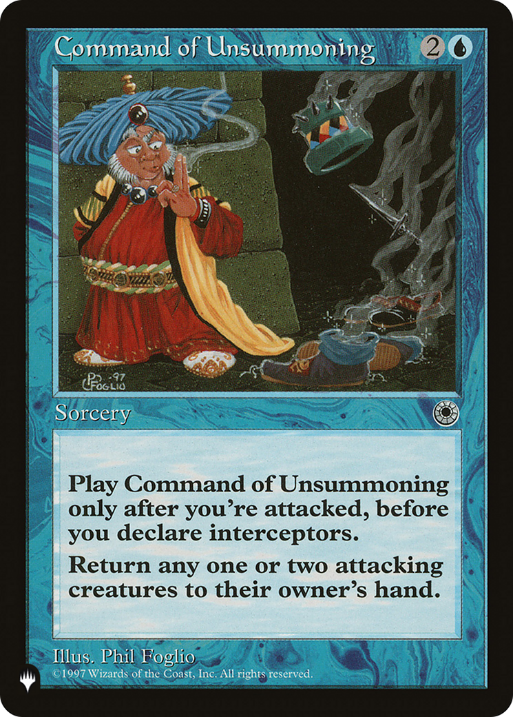 Command of Unsummoning [The List Reprints] | Gamers Paradise