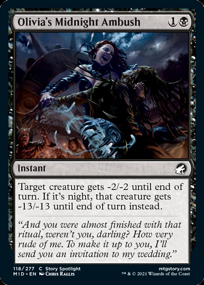 Olivia's Midnight Ambush [Innistrad: Midnight Hunt] | Gamers Paradise