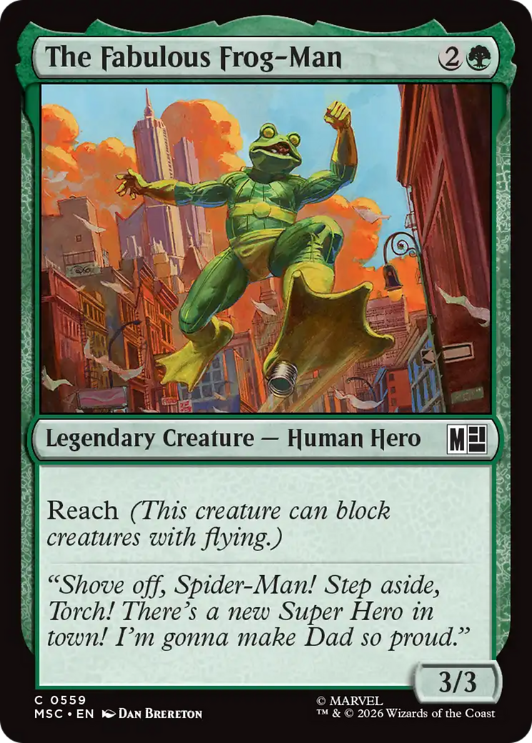 The Fabulous Frog-Man [Marvel Super Heroes Commander] | Gamers Paradise