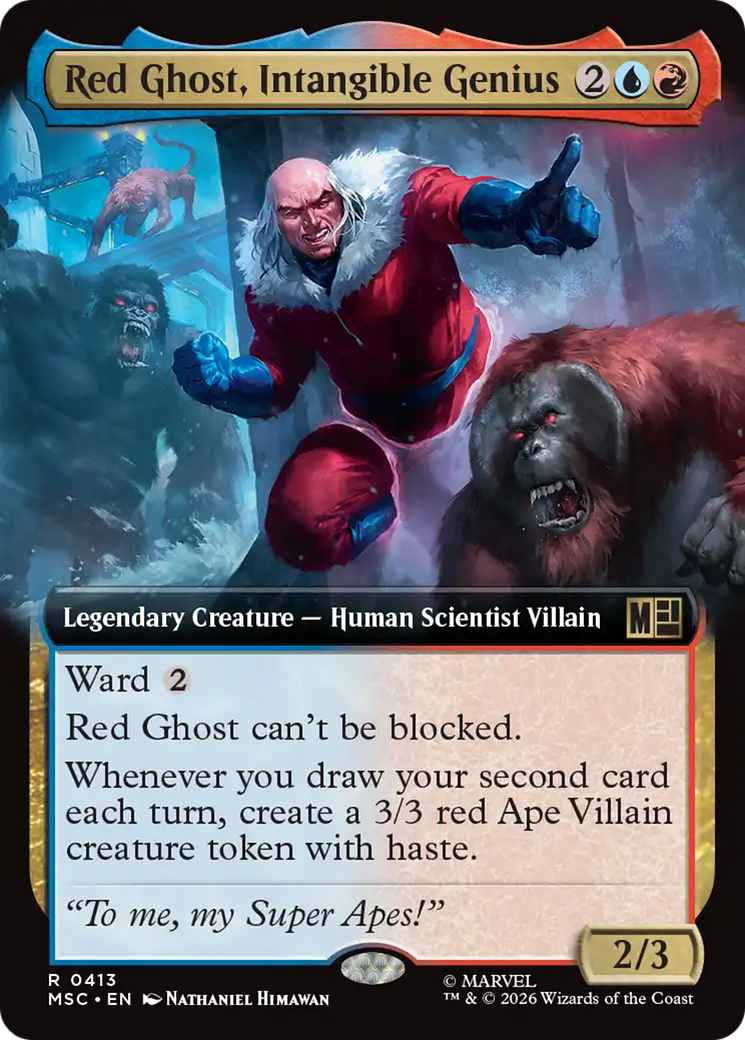 Red Ghost, Intangible Genius (Extended Art) [Marvel Super Heroes Commander] | Gamers Paradise