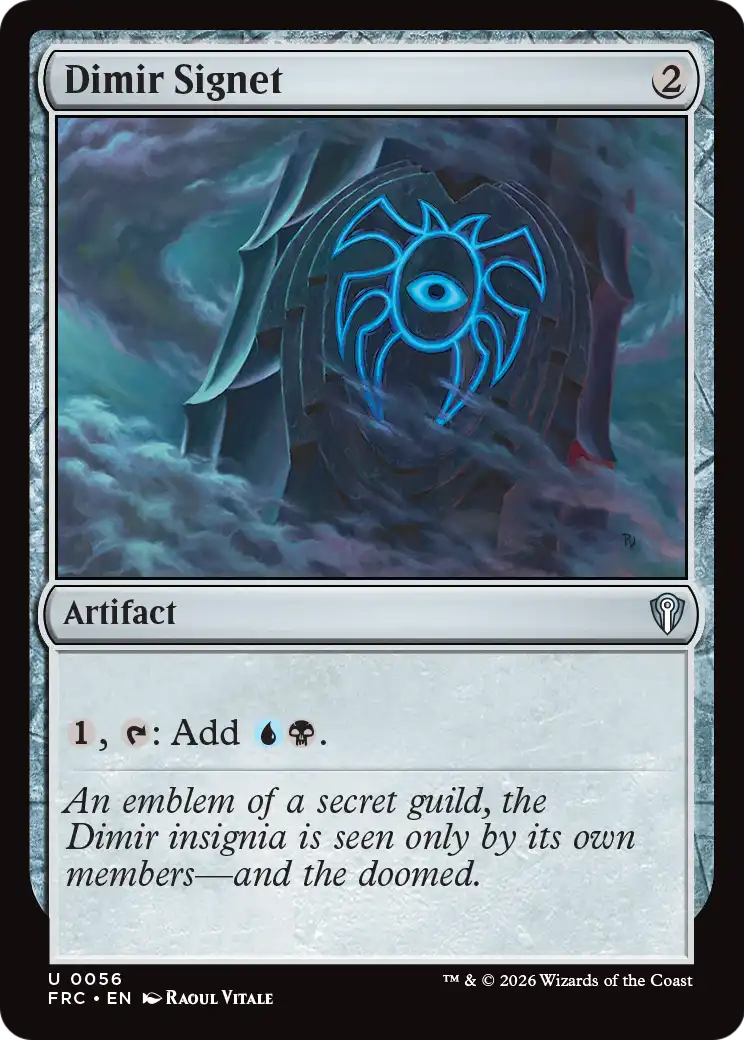 Dimir Signet [Reality Fracture Commander] | Gamers Paradise